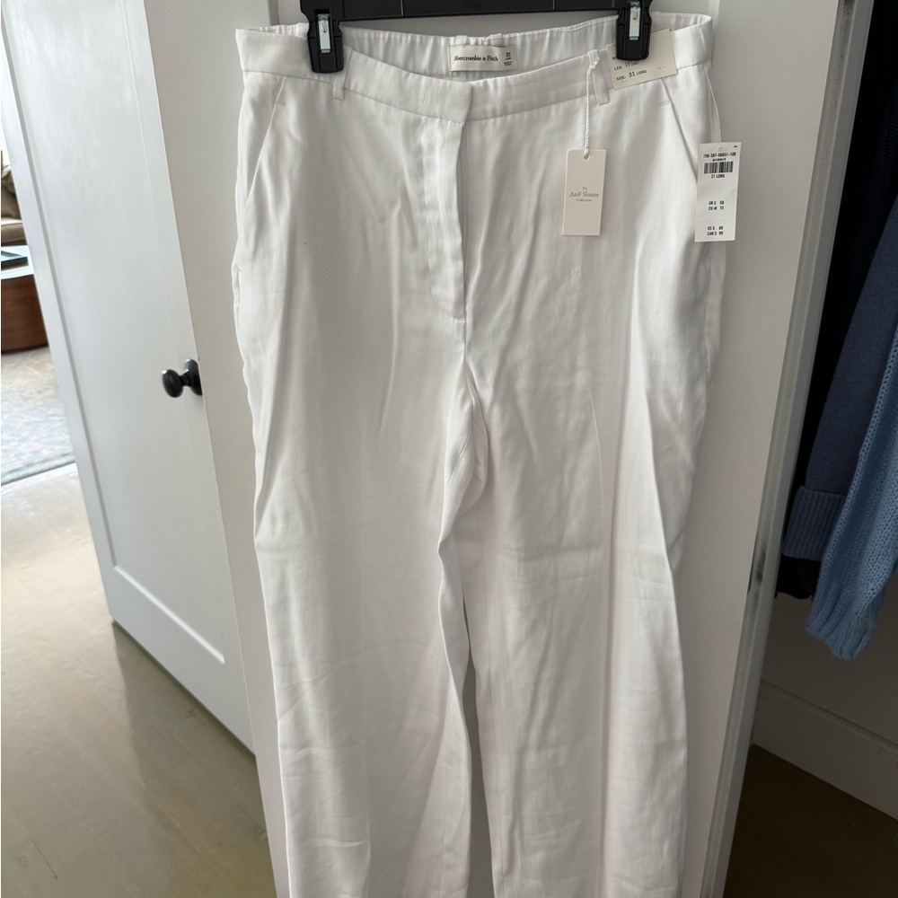 A&F Sloane Tailored Wide Leg Pant